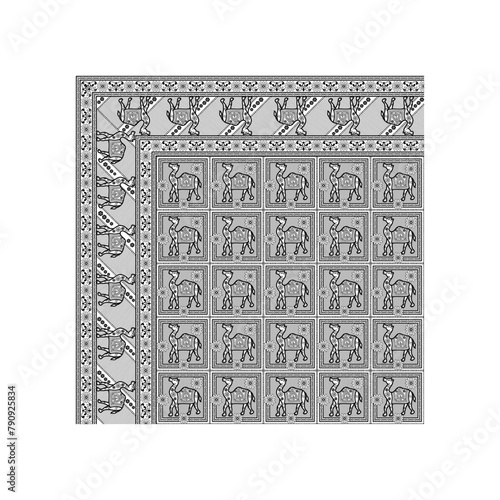 bedsheet design digital art use hand work and digital printing
