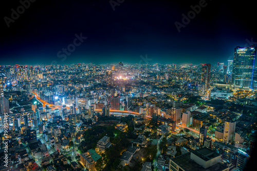 東京の夜景　六本木/
tokyo roppongi photo