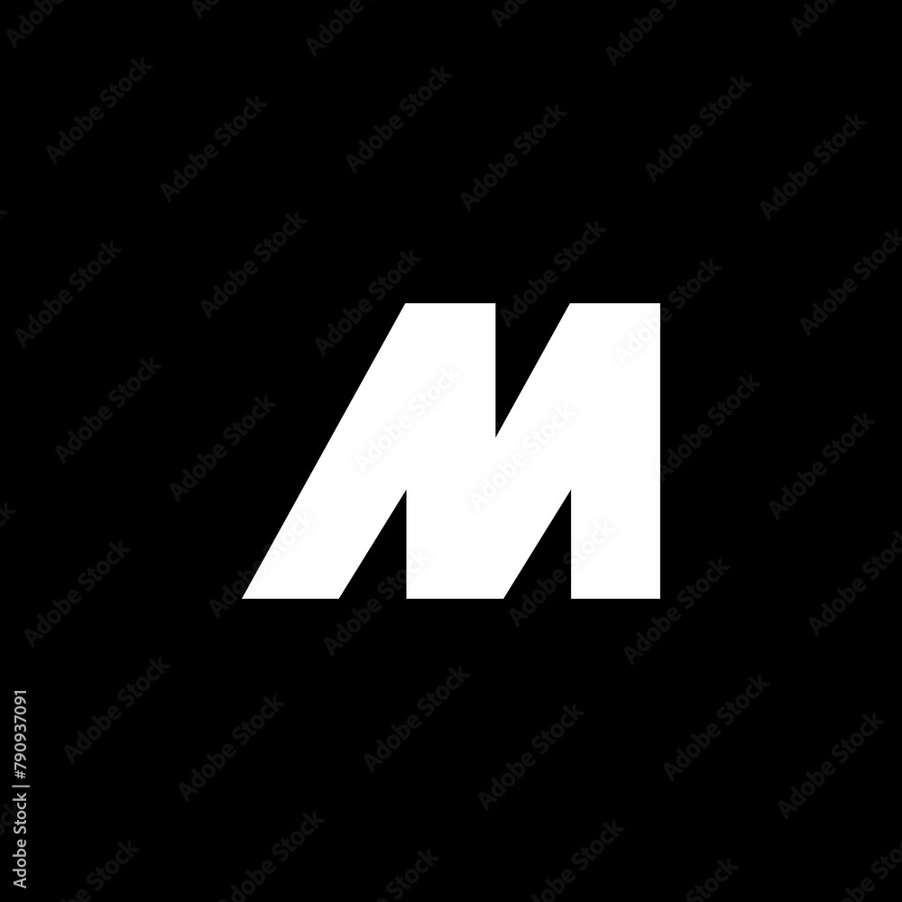 M business company letter logo design M business company letter logo design