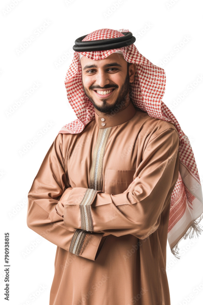 Arab man in transparent background Arab man in transparent background