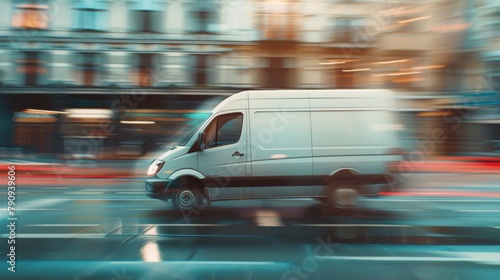 A Speeding Delivery Van © VLA Studio