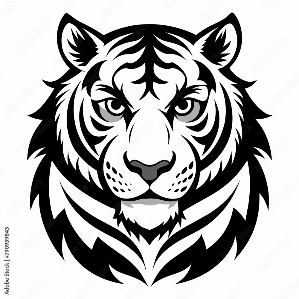 Fototapeta premium Lion head tattoo
