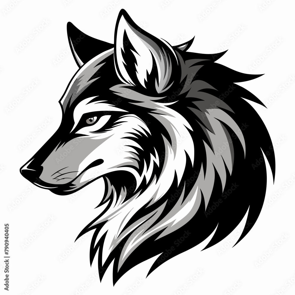 Head of a wolf Head of a wolf