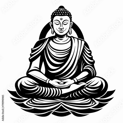 Illustration of buddha