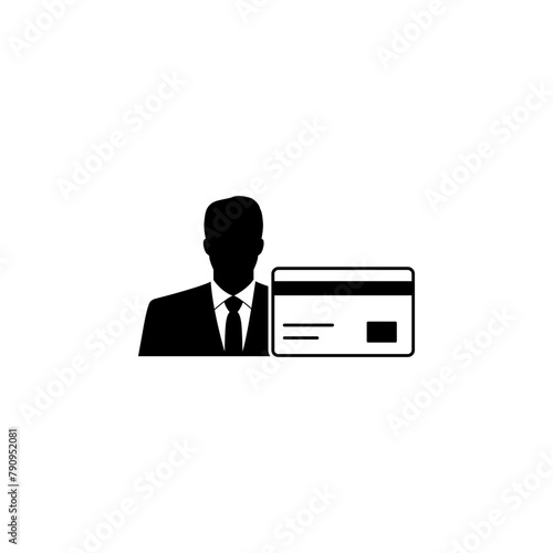 Banking, Financial Success, Online Shopping, E-commerce and Money concept flat vector icon. Simple solid symbol isolated on white background