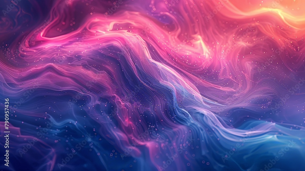 A colorful, swirling background with a blue and pink hue A colorful, swirling background with a blue and pink hue