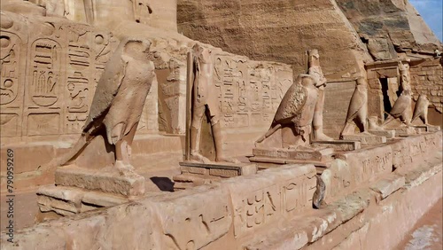 Abu Simbel, Colossal temples carved into Egypt's mountainside, monumental history.