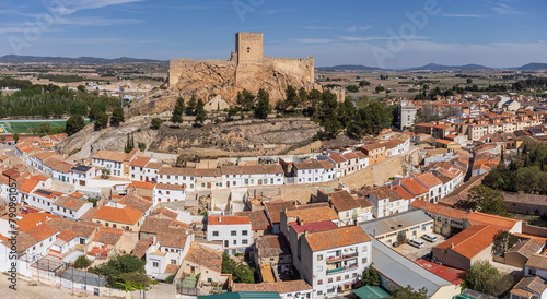 Almansa Castle, National Historical-Artistic Monument, 14th century on Almohad remains, Almansa, Albacete province, Castilla-La Mancha, Spain photo
