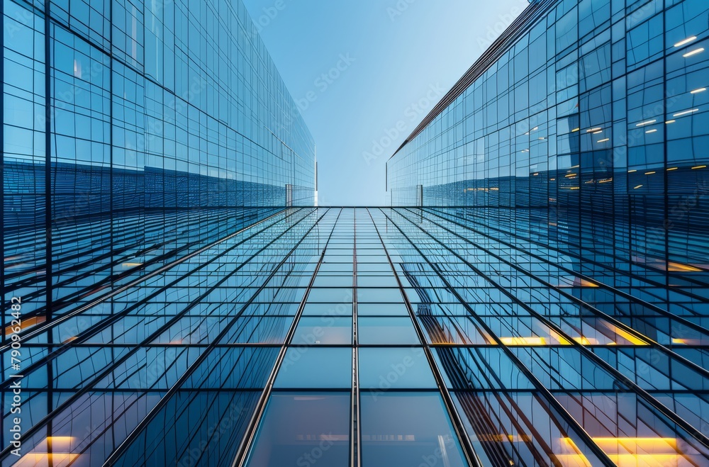 Fototapeta premium Modern urban commercial buildings