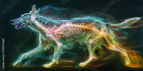 Canine Degenerative Myelopathy: The Hind Limb Weakness and Dragging - Visualize a dog with highlighted spinal cord showing degeneration, experiencing hind limb weakness and dragging © Lila Patel
