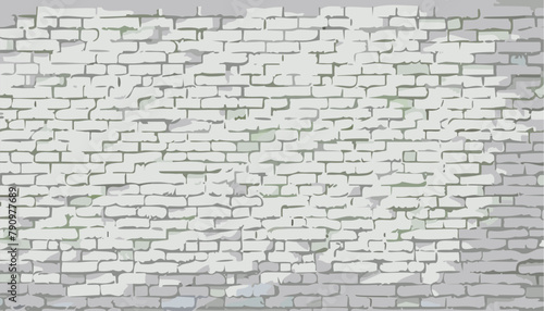 White brick wall as a background