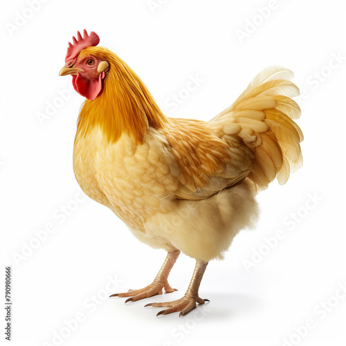 chicken isolated on white