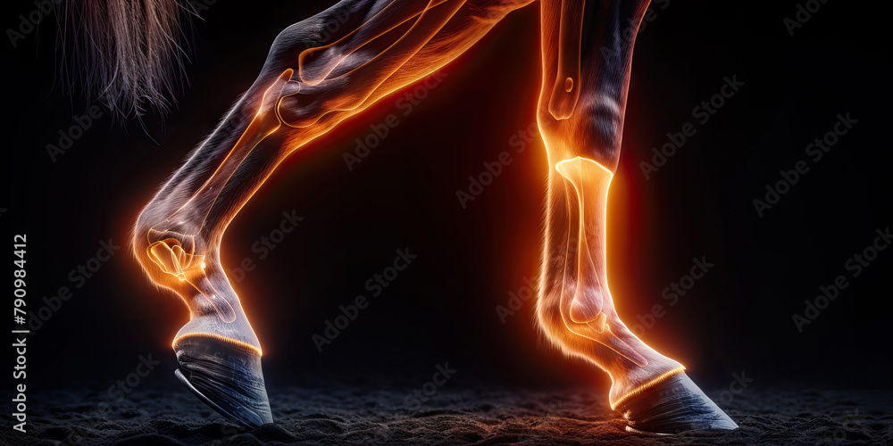 Equine Tendonitis The Leg Swelling and Lameness Picture a horse with