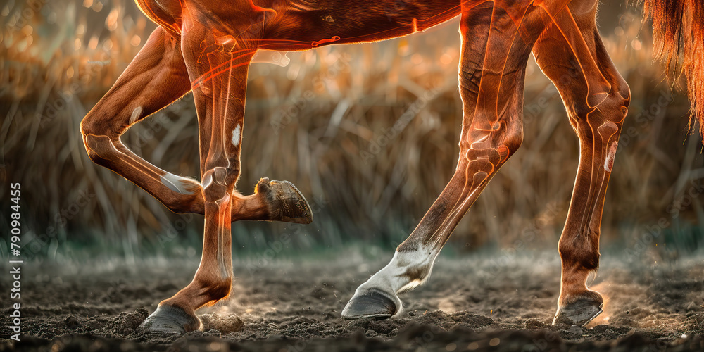 Equine Tendonitis The Leg Swelling and Lameness Picture a horse with