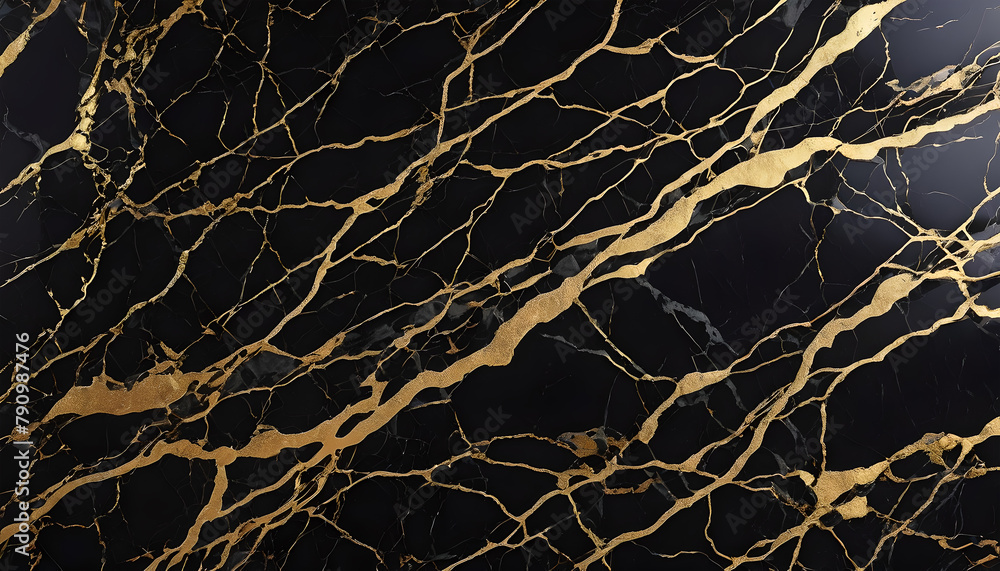 golden luxury black marble texture background