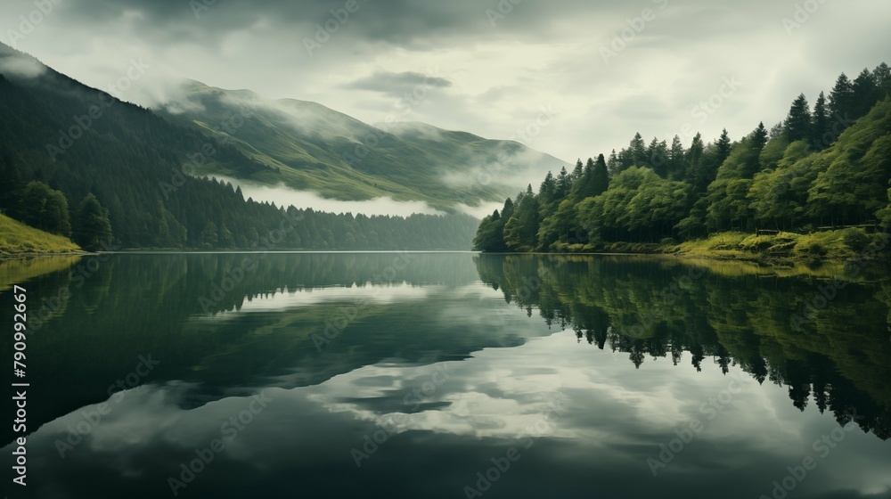 For virtual background: Tranquil Serenity - Lakeside Retreat