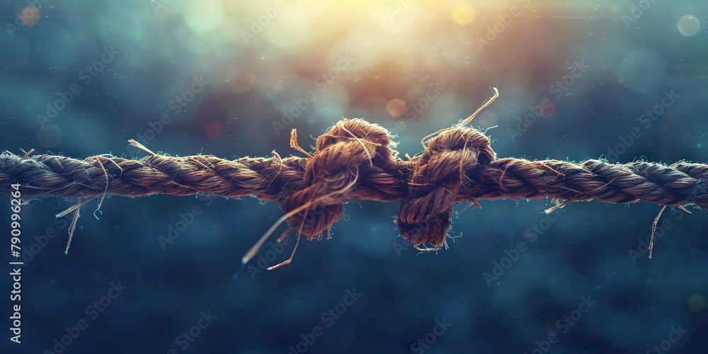 Do Disconnecting Rope Disconnection: The Frayed Rope and Broken Connection - Imagine a frayed ...