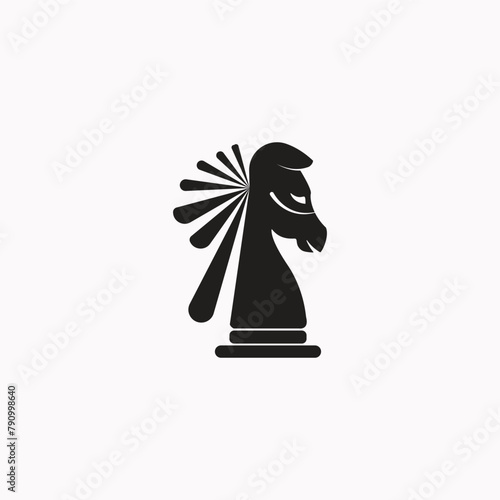 Chess piece icon suitable for strategy games, educational materials, business presentations, and websites. Enhance your content with this versatile symbol.