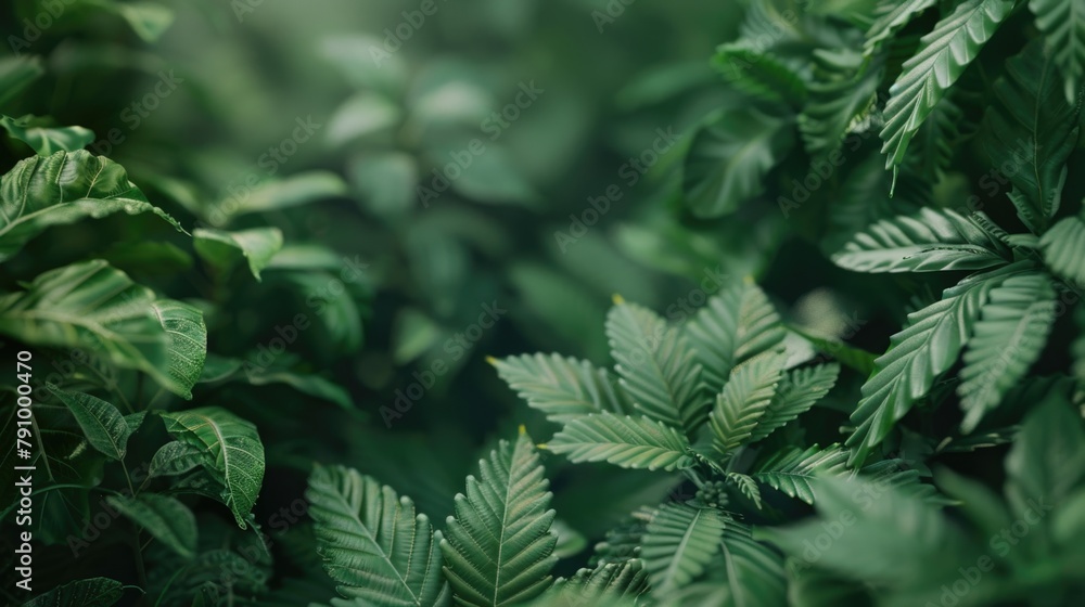 Lush Green Foliage Closeup: Nature's Textures and Patterns Lush Green Foliage Closeup: Nature's Textures and Patterns