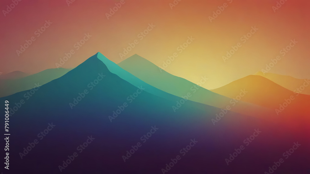 rainbow gradient with dark shade for background  AI generated