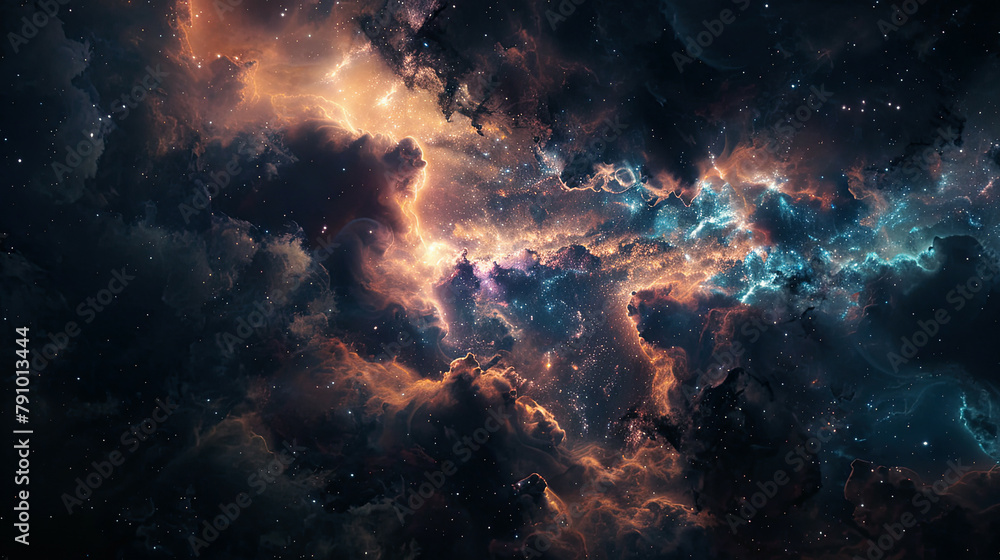 Enigmatic Cosmos Dark Nebula Cinematic Beauty Enigmatic Cosmos Dark Nebula Cinematic Beauty