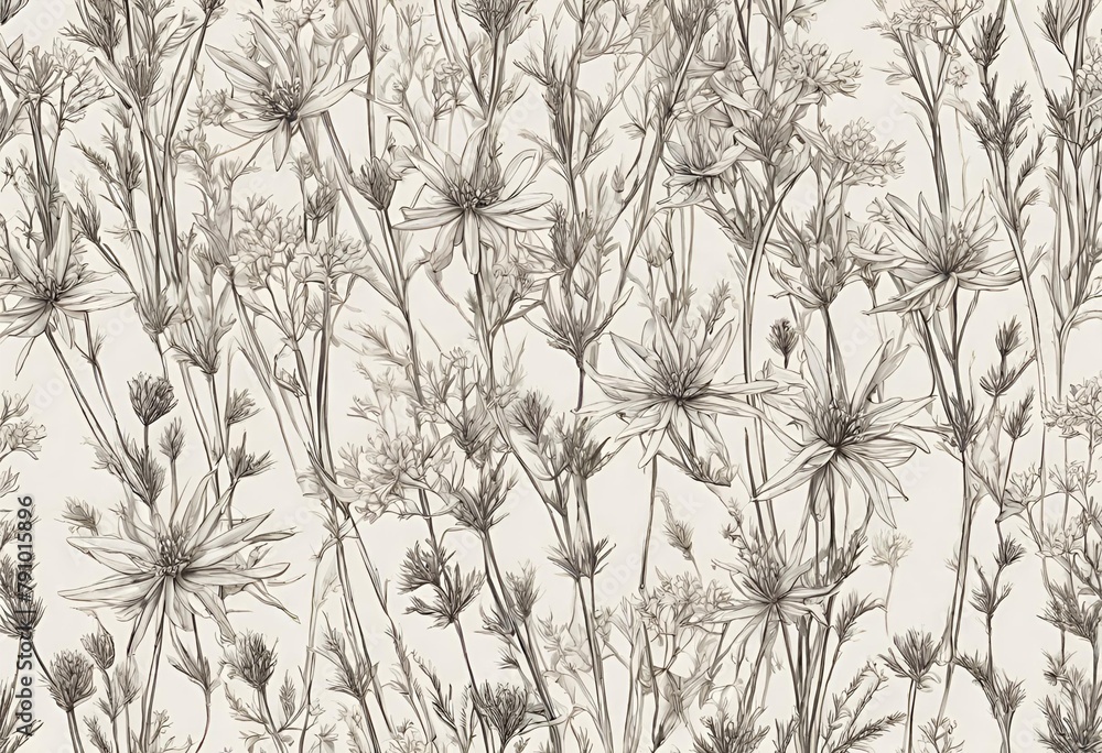 Obraz premium pattern with flowers