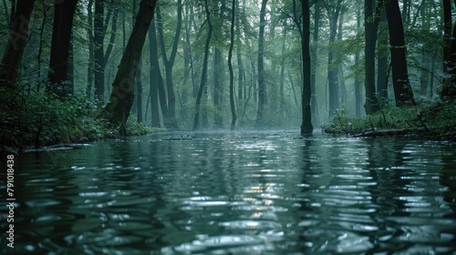 Water and trees