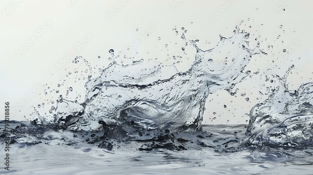 Intricate Beauty of Water in Motion Intricate Beauty of Water in Motion