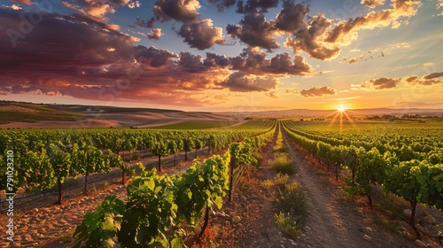 Spanish Vineyard in Castilla La Mancha