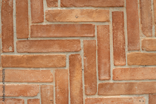 beautiful red brick wall - artsy pattern