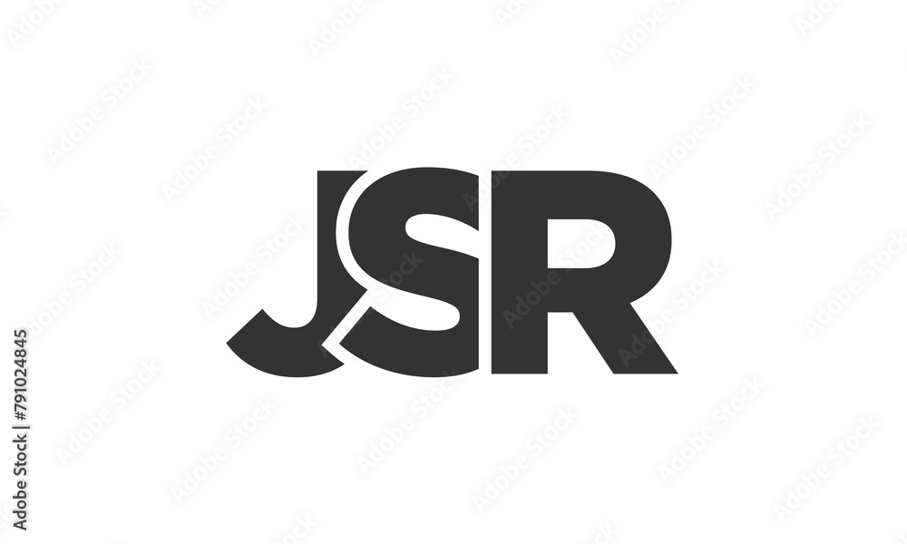JSR logo design template with strong and modern bold text. Initial based vector logotype featuring simple and minimal typography. Trendy company identity. JSR logo design template with strong and modern bold text. Initial based vector logotype featuring simple and minimal typography. Trendy company identity.