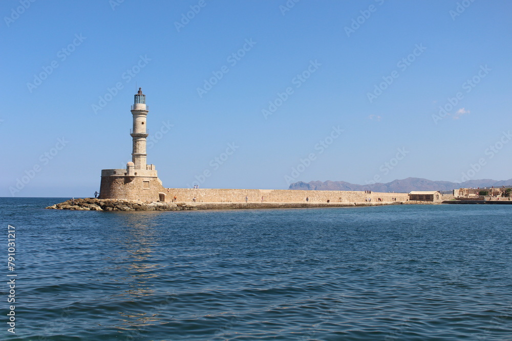 lighthouse harbour wall