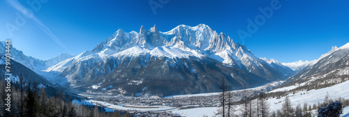 Majestic Chamonix-Mont-Blanc in Winter