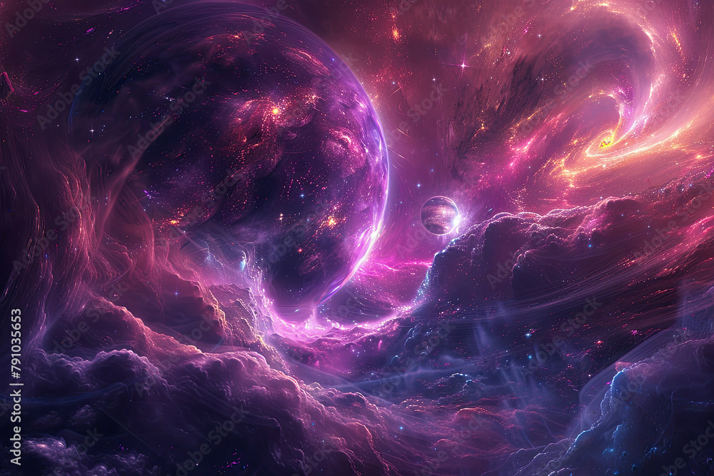 Abstract Space Neon Cosmos Crazy Space Background Abstract Space Neon Cosmos Crazy Space Background