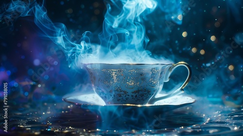 In the mysterious world of quirky incidents, there's the tale of a teacup with an uncanny ability. It could somehow read minds, causing a stir among those who sipped from it. photo