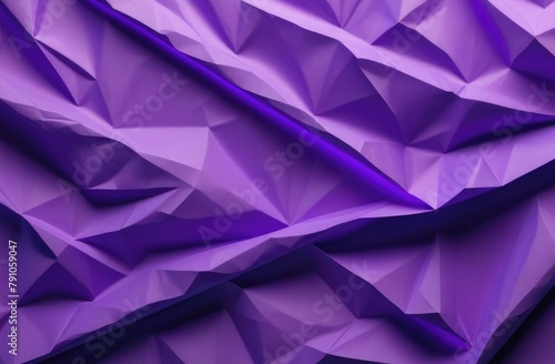 Purple crumpled paper. Colored paper background.