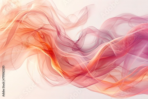 combining pastel peach and rose pink in an abstract futuristic texture isolated on a transparent background