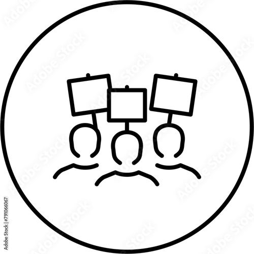 Activism, Demonstration, Rally, March, Protester, Advocacy, Resistance, Movement, Protest, icon, black