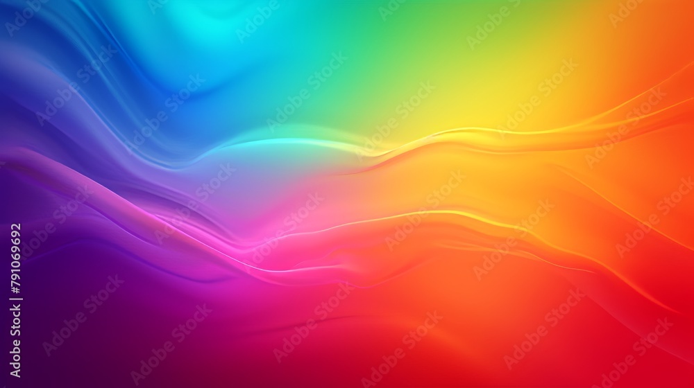 Rainbow smooth background, modern blurred backdrop.