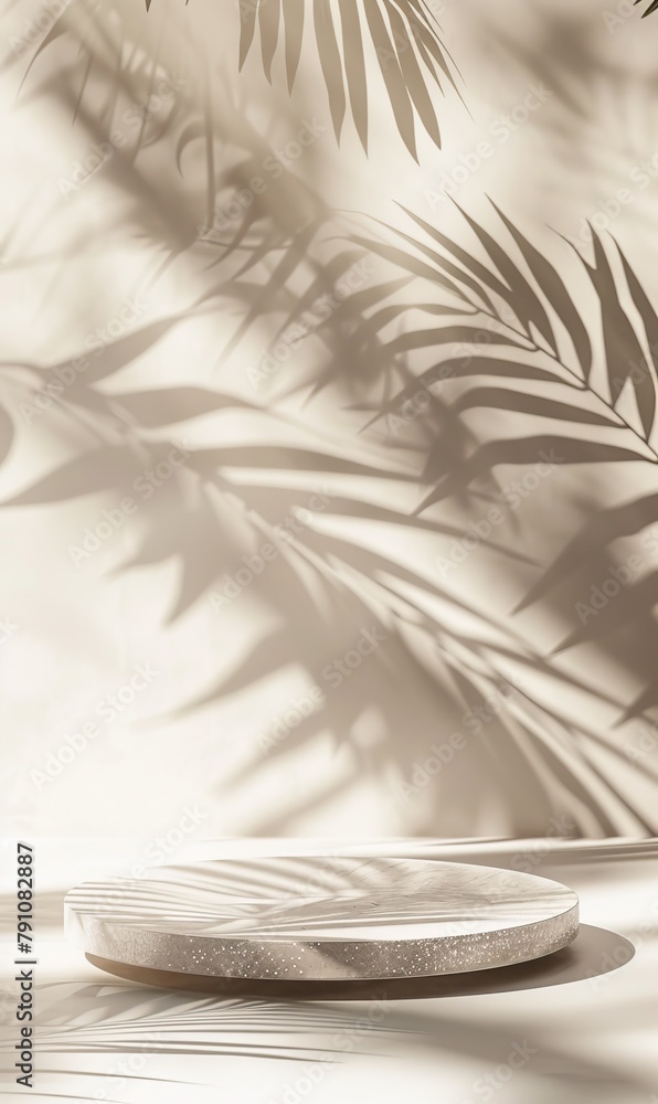 A book lies open beneath the shadows of leafy fronds, casting a serene, patterned scene A book lies open beneath the shadows of leafy fronds, casting a serene, patterned scene
