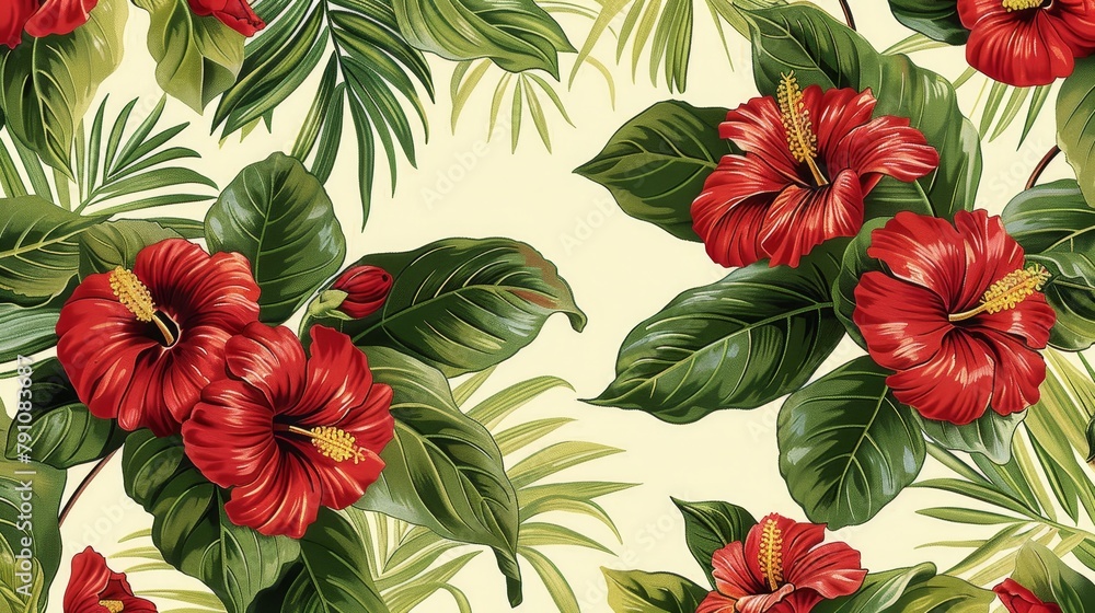 Red flower on white background with green leaves Another red flower with green leaves on white background Red flower on white background with green leaves Another red flower with green leaves on white background