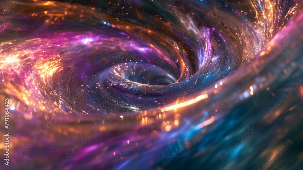 Infinite dense hologram, pulsating waves, modern background. Infinite dense hologram, pulsating waves, modern background.