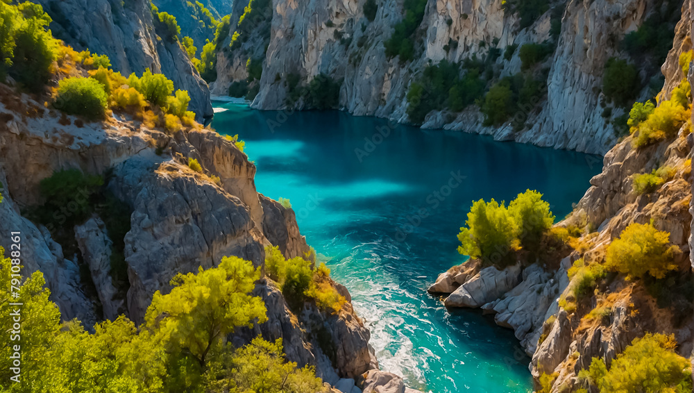 Goynuk Canyon in Turkey scenery Goynuk Canyon in Turkey scenery