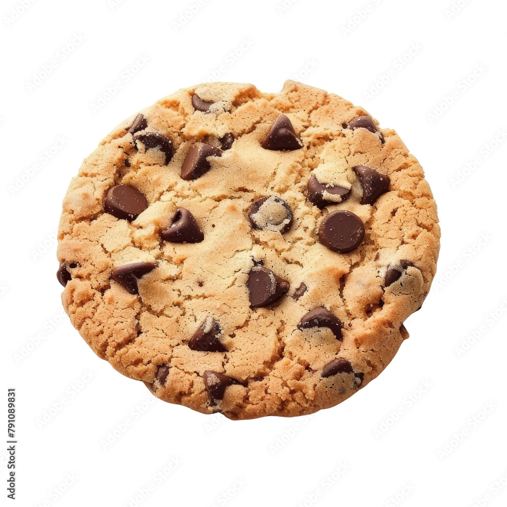 A picture of a cookie, isolated on white, cut out A picture of a cookie, isolated on white, cut out