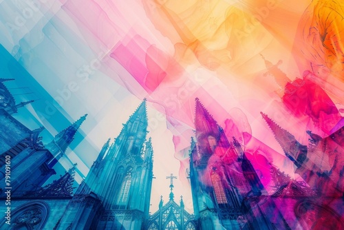 abstract background for Feast of St. Pancras (Italy)