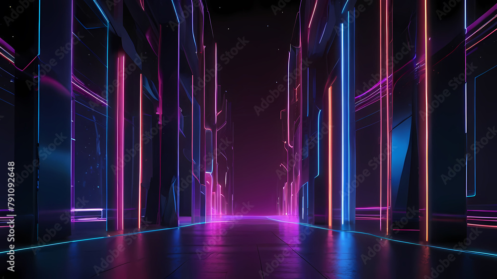 Neon background image
