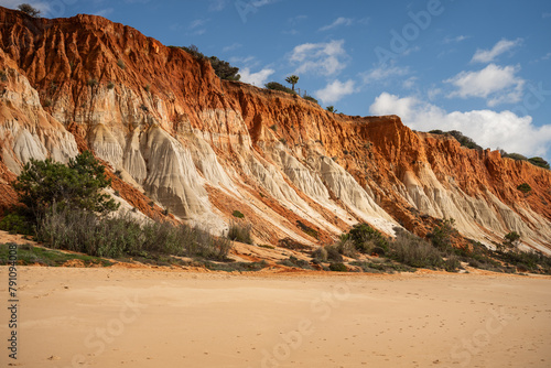 albufeira portugal cliff - beautiful ocean coast