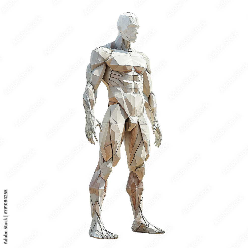 Charming and Magnificent Human Anatomy isolated on white background Charming and Magnificent Human Anatomy isolated on white background