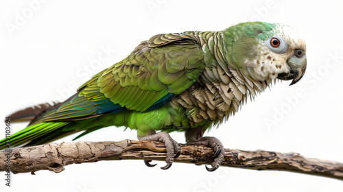 Profile of a monk parrot photo