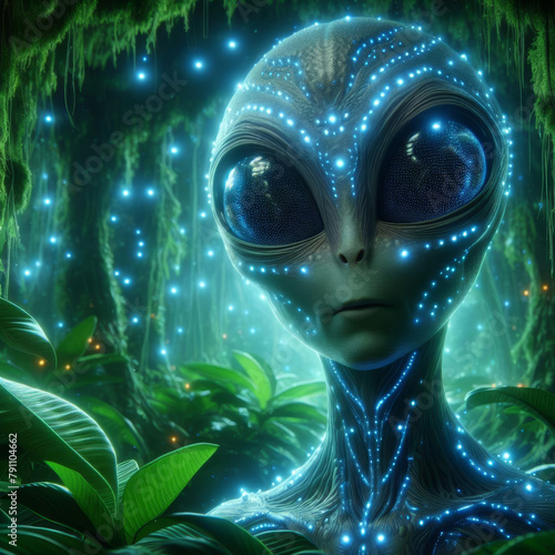 Alien in dreamland - Generative AI